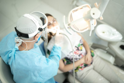 dental restoration on a patient